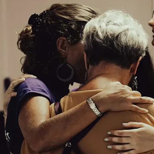 Group supporting one another